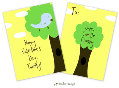 Valentine's Day Exchange Cards by Little Lamb Designs (Tweety)